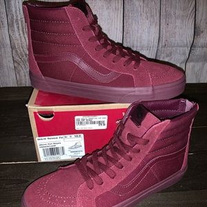 Vans sk8-hi reissue zip size: 10